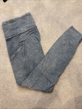 lululemon athletica Washed Gray High-Waist Leggings fast and free